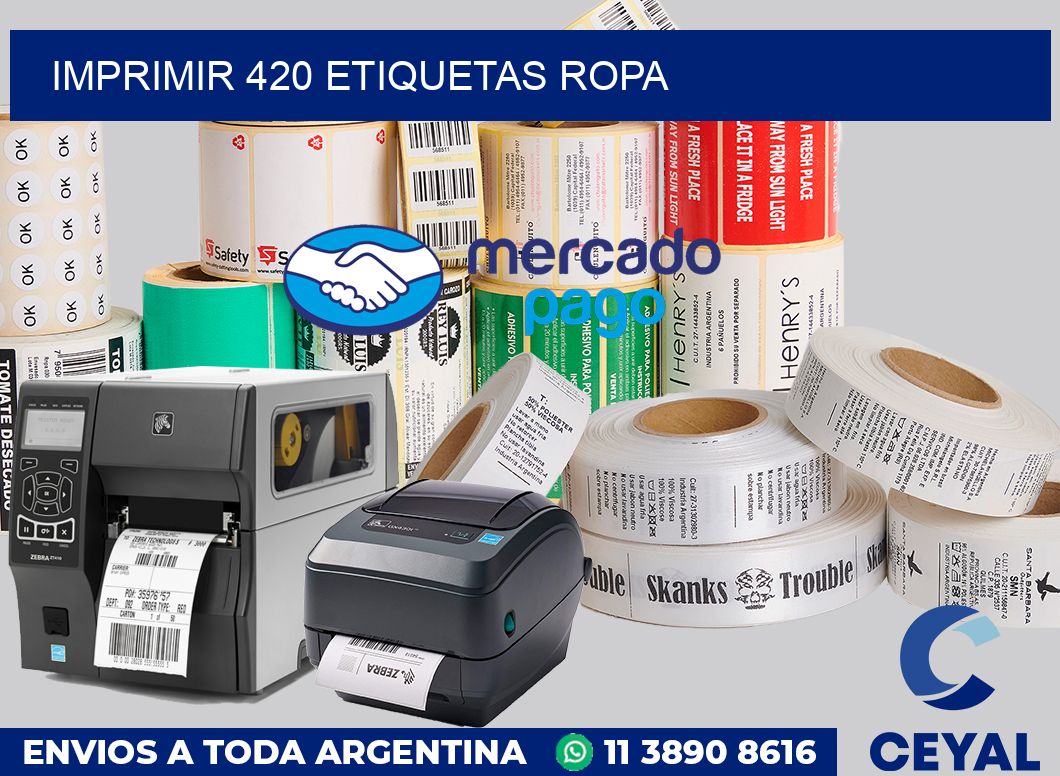 imprimir 420 etiquetas ropa