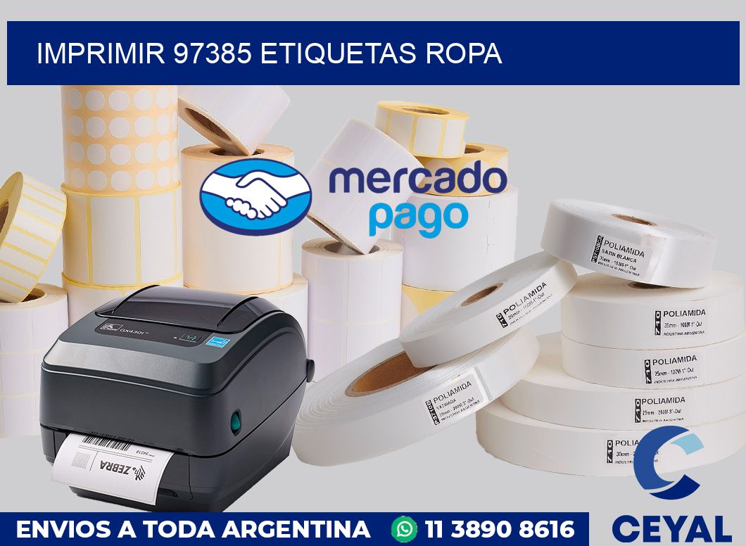 imprimir 97385 etiquetas ropa