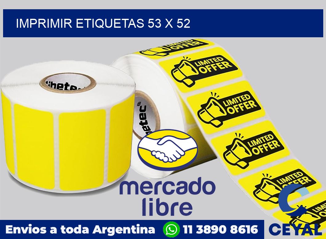 imprimir etiquetas 53 x 52