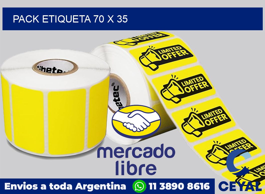 pack etiqueta 70 x 35
