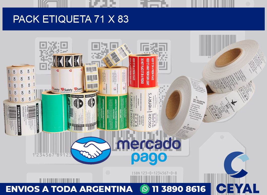 pack etiqueta 71 x 83