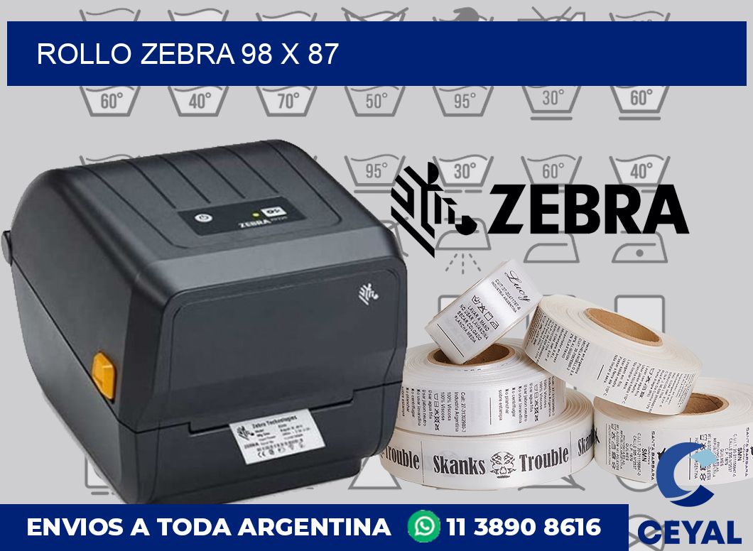 rollo zebra 98 x 87