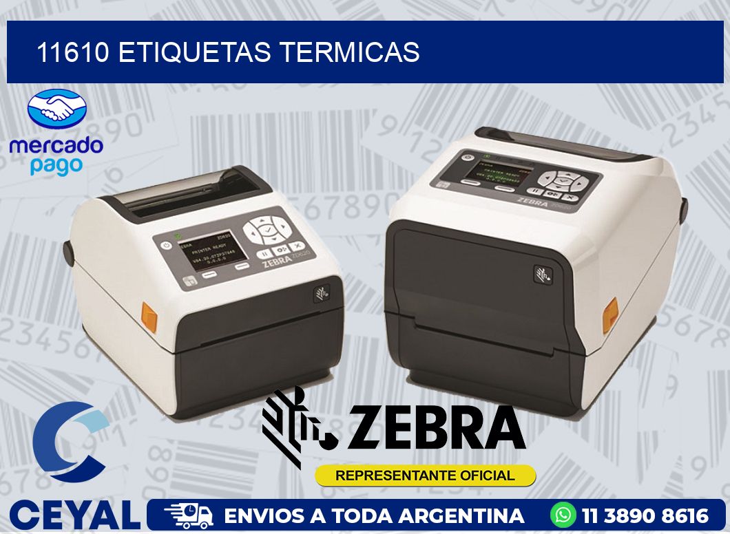 11610 ETIQUETAS TERMICAS