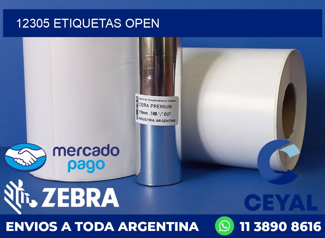 12305 ETIQUETAS OPEN