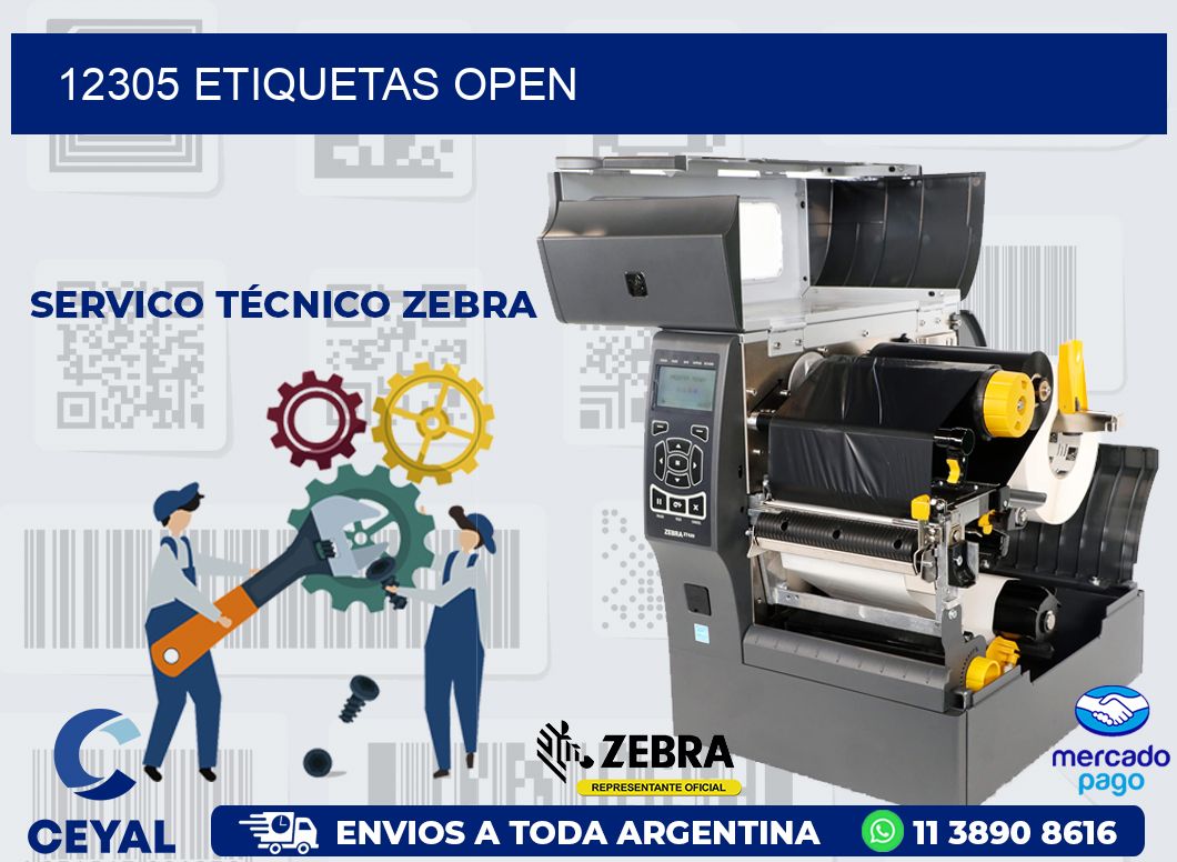 12305 ETIQUETAS OPEN