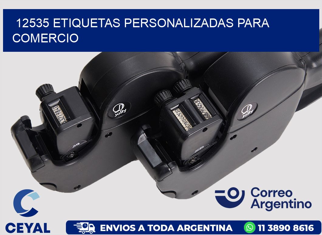12535 ETIQUETAS PERSONALIZADAS PARA COMERCIO