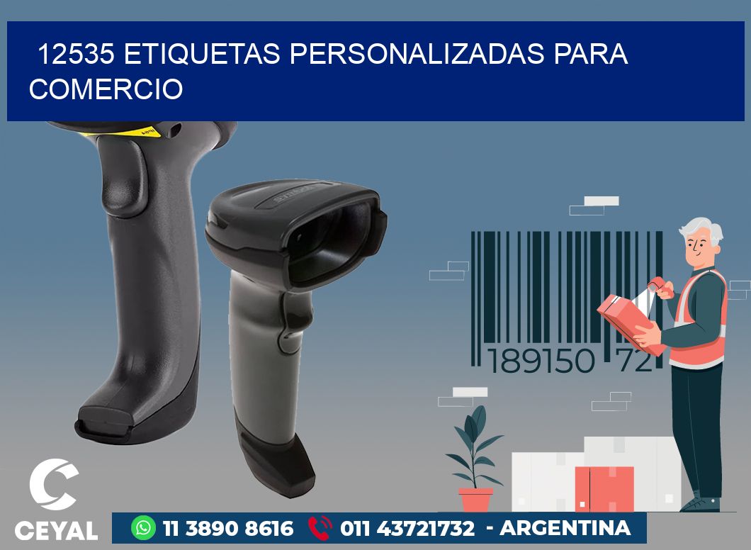 12535 ETIQUETAS PERSONALIZADAS PARA COMERCIO