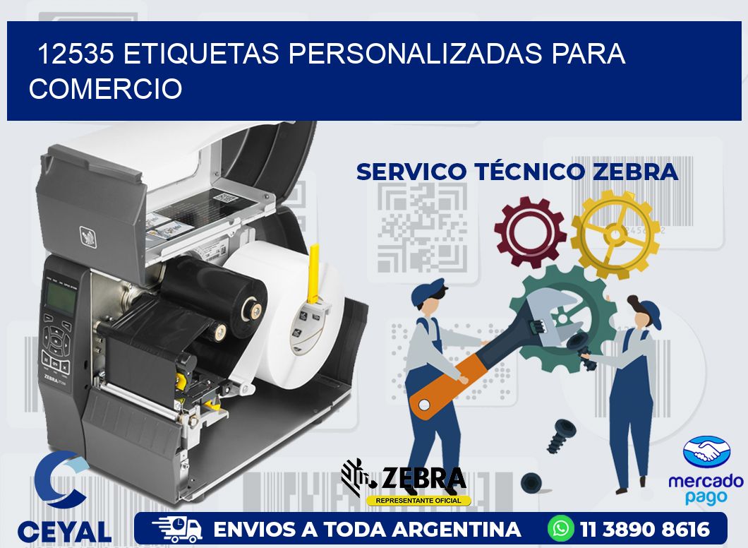 12535 ETIQUETAS PERSONALIZADAS PARA COMERCIO