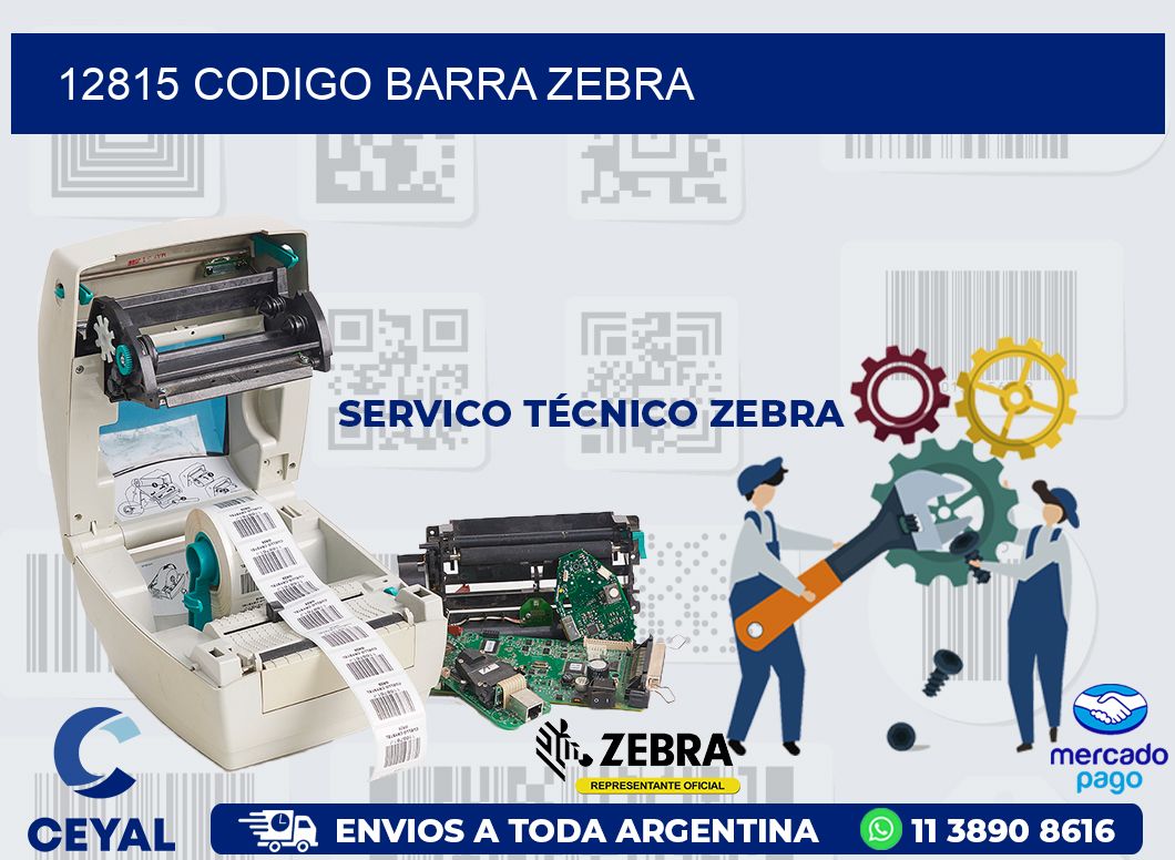 12815 CODIGO BARRA ZEBRA