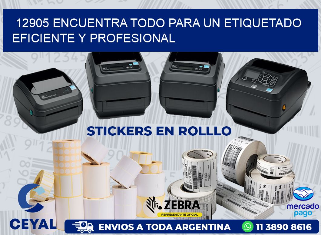 12905 ENCUENTRA TODO PARA UN ETIQUETADO EFICIENTE Y PROFESIONAL