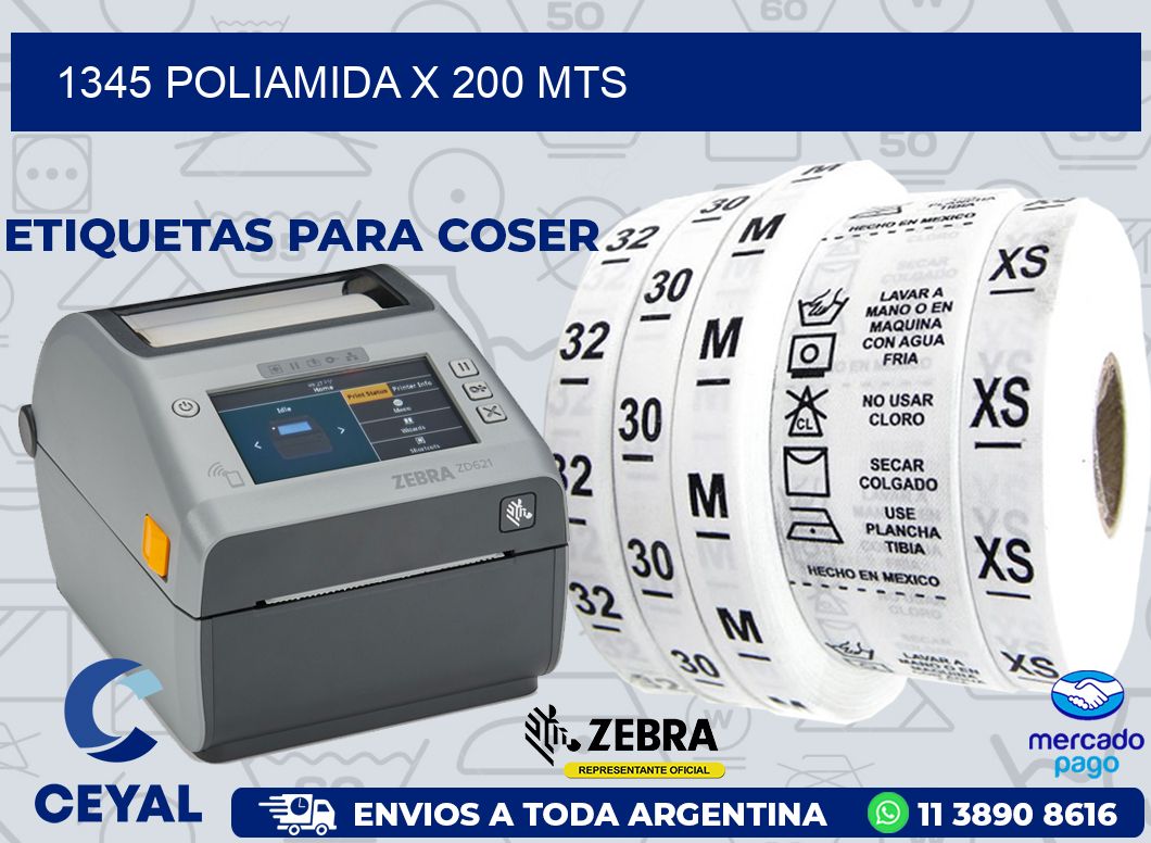 1345 POLIAMIDA X 200 MTS