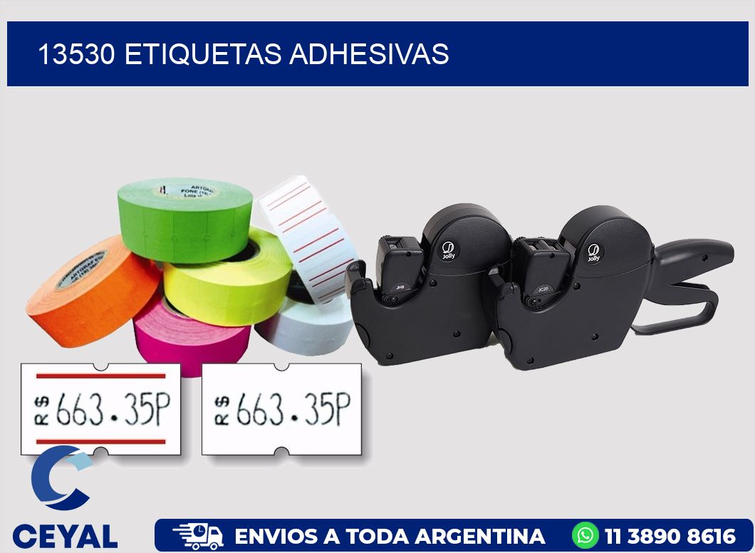 13530 ETIQUETAS ADHESIVAS