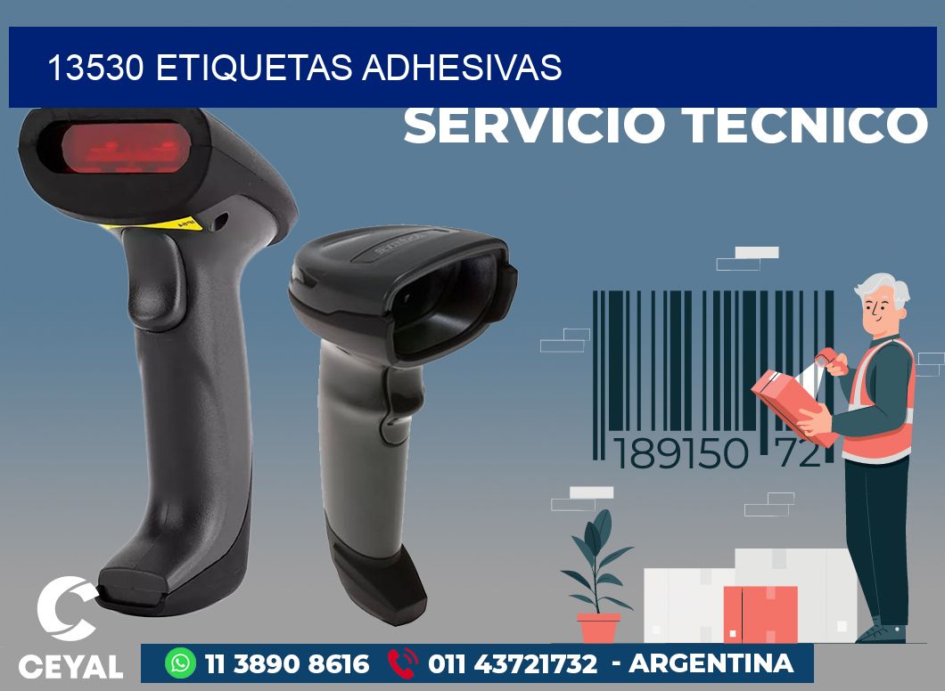 13530 ETIQUETAS ADHESIVAS