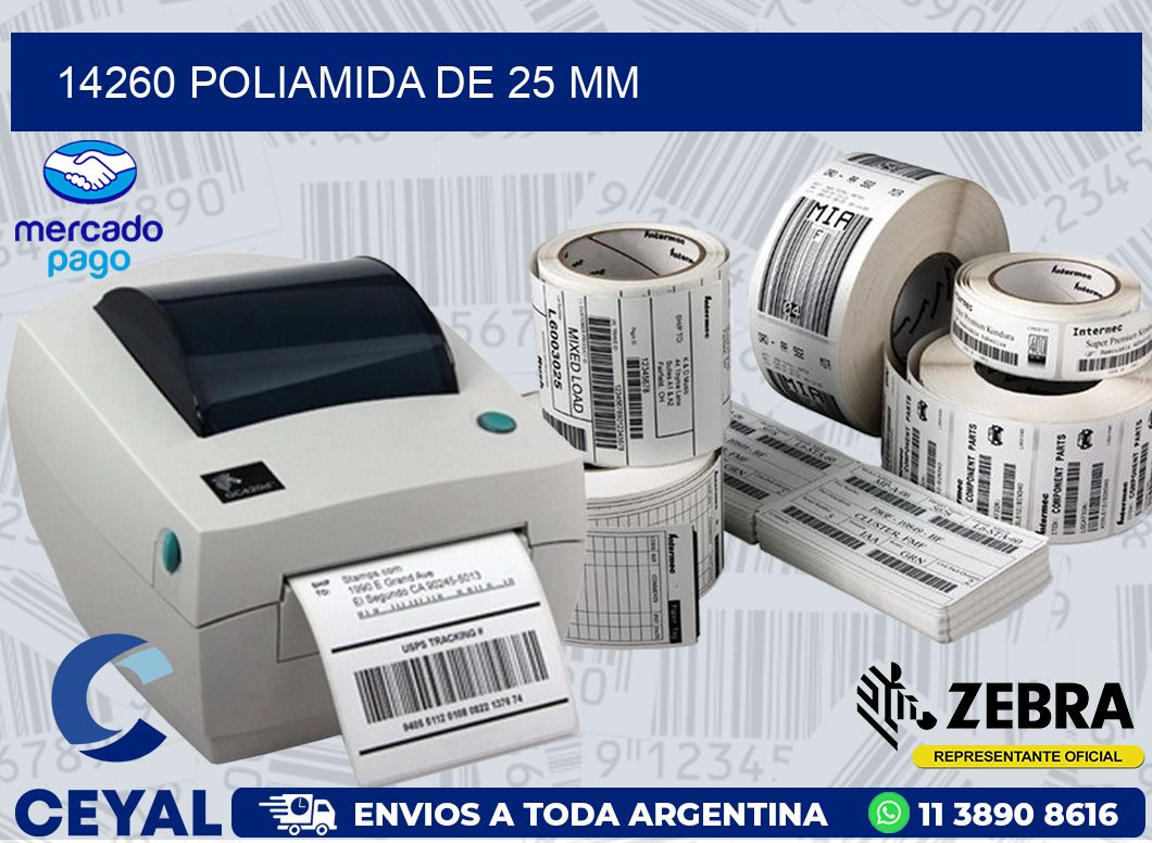 14260 POLIAMIDA DE 25 MM