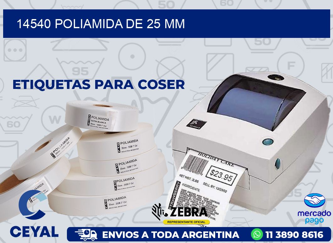 14540 POLIAMIDA DE 25 MM