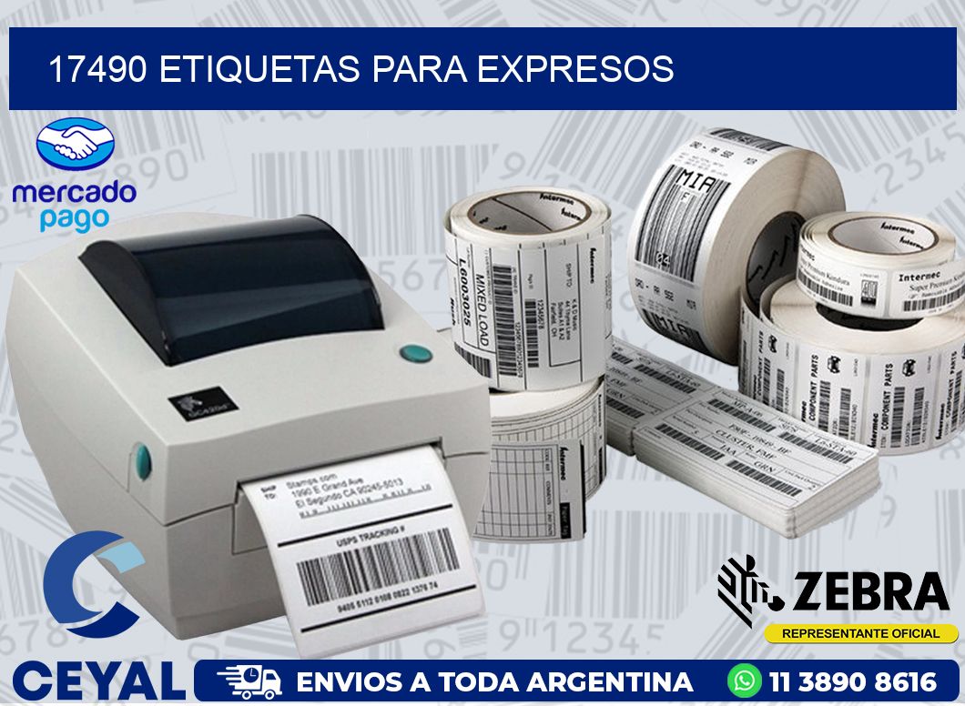 17490 ETIQUETAS PARA EXPRESOS