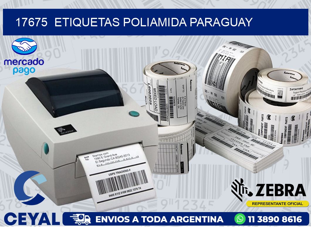 17675  ETIQUETAS POLIAMIDA PARAGUAY
