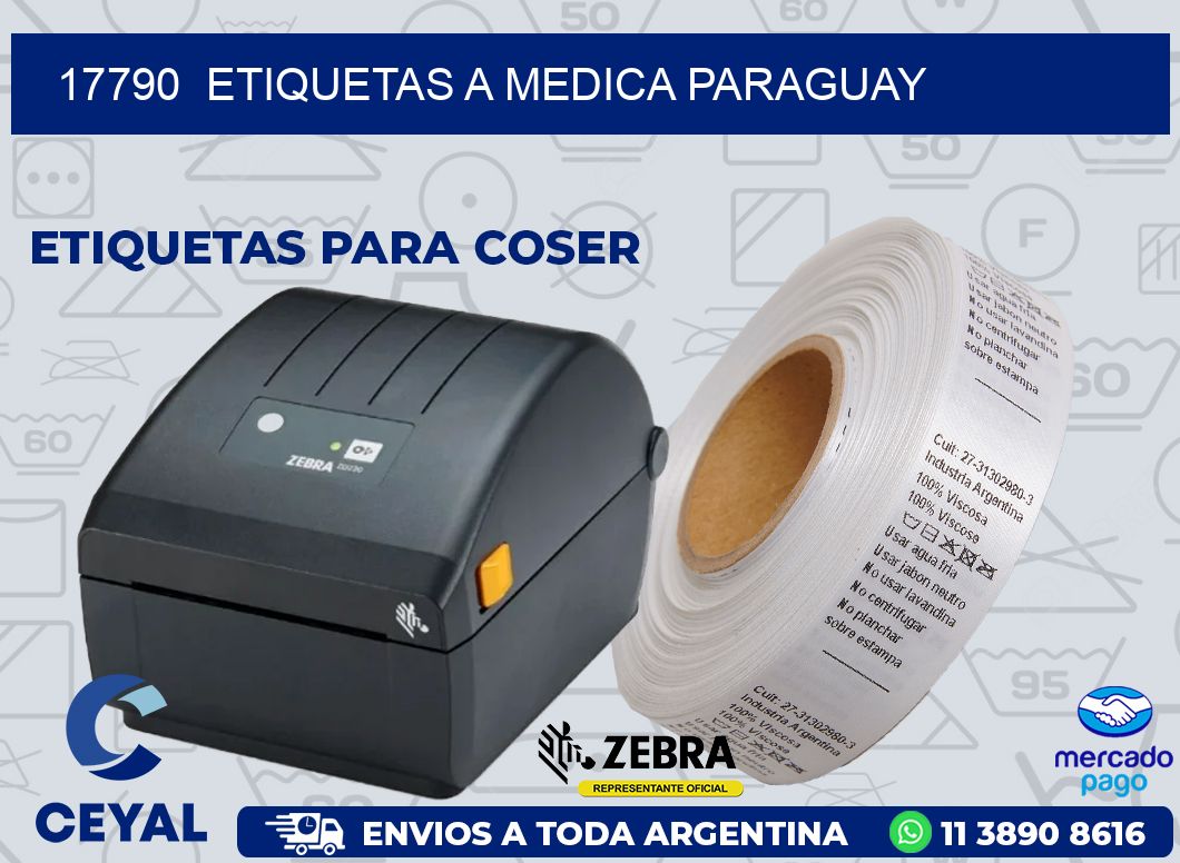 17790  ETIQUETAS A MEDICA PARAGUAY