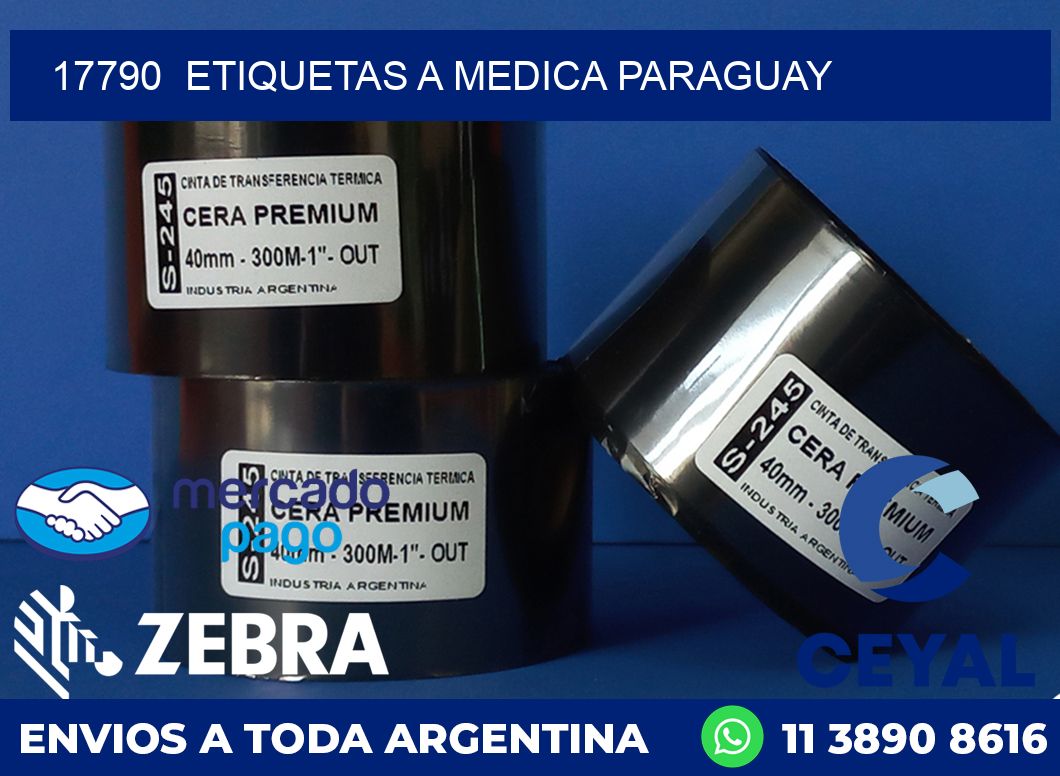 17790  ETIQUETAS A MEDICA PARAGUAY