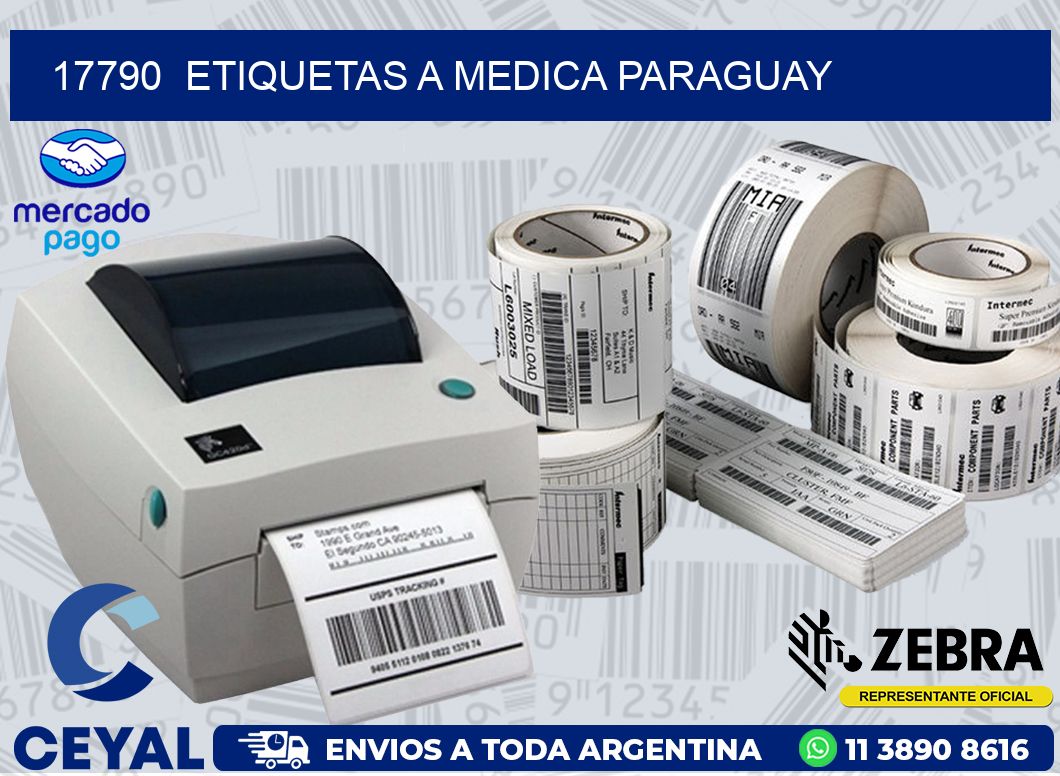 17790  ETIQUETAS A MEDICA PARAGUAY