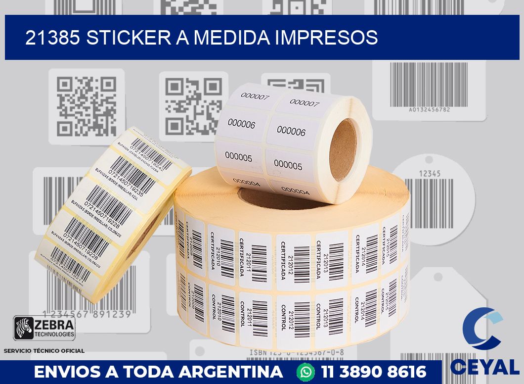 21385 STICKER A MEDIDA IMPRESOS