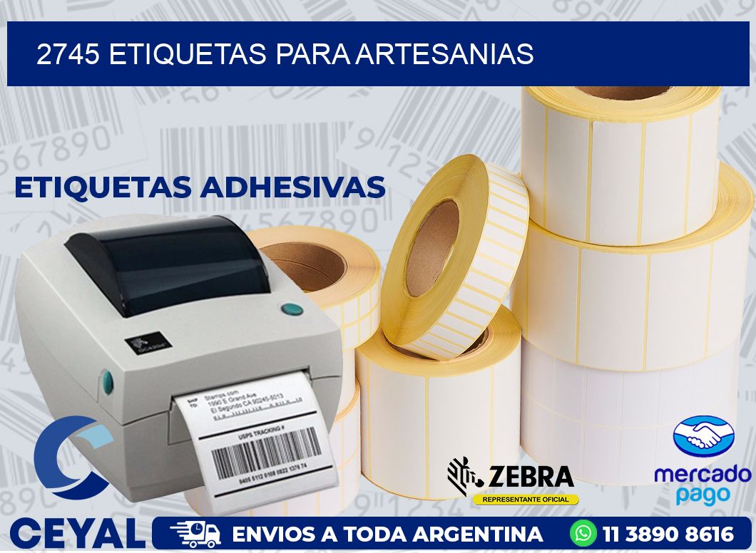 2745 ETIQUETAS PARA ARTESANIAS
