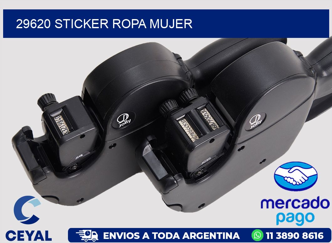 29620 STICKER ROPA MUJER
