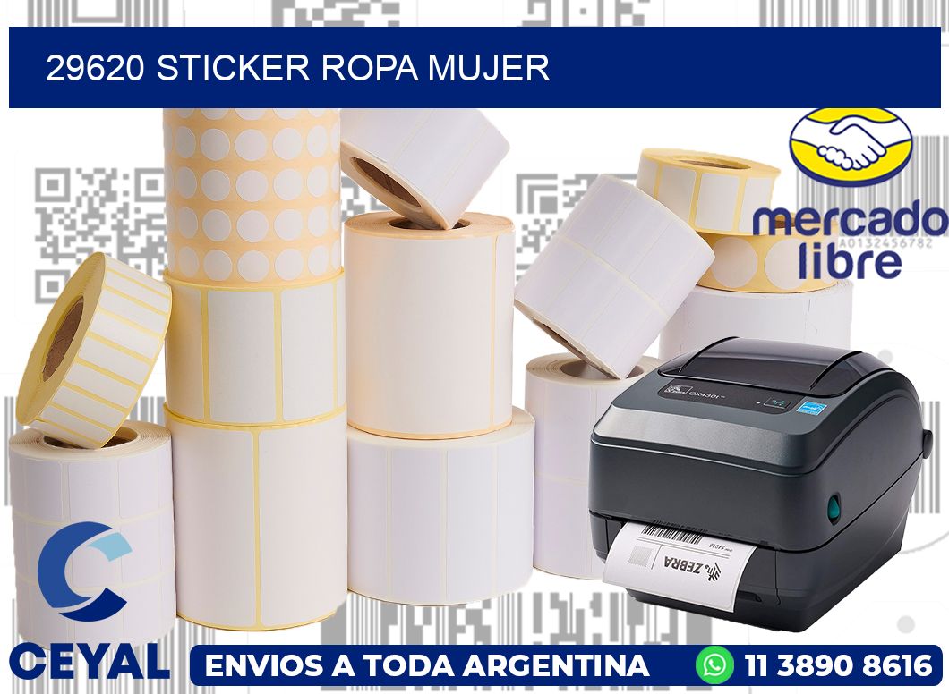 29620 STICKER ROPA MUJER