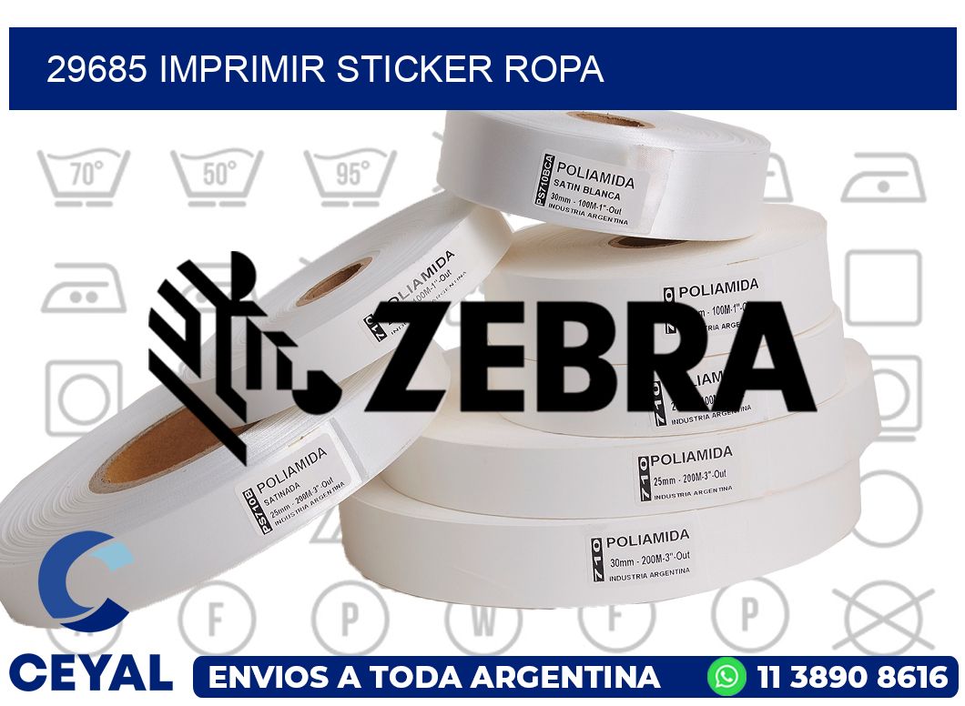 29685 IMPRIMIR STICKER ROPA