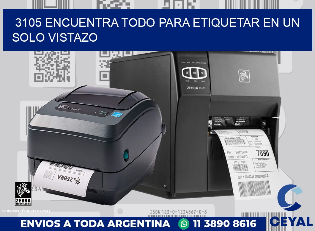 3105 ENCUENTRA TODO PARA ETIQUETAR EN UN SOLO VISTAZO