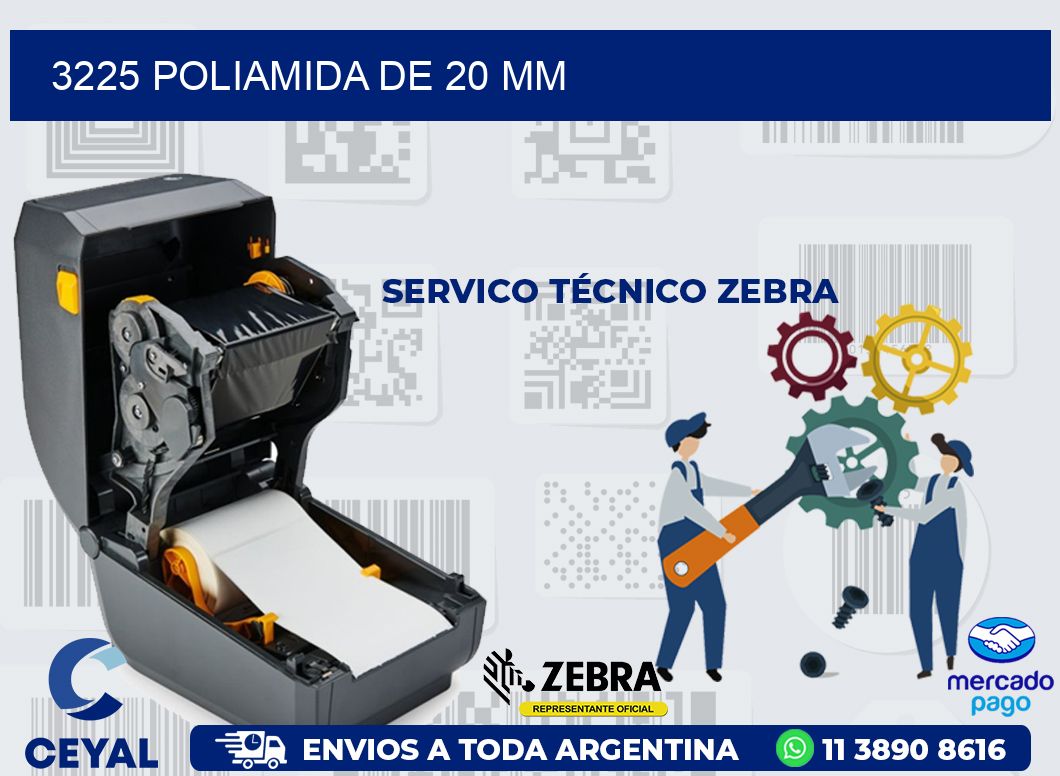 3225 POLIAMIDA DE 20 MM