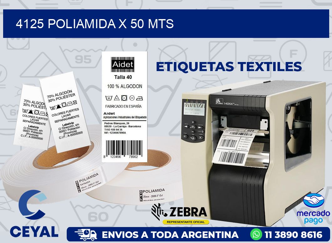 4125 POLIAMIDA X 50 MTS