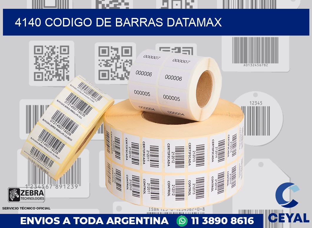 4140 CODIGO DE BARRAS DATAMAX