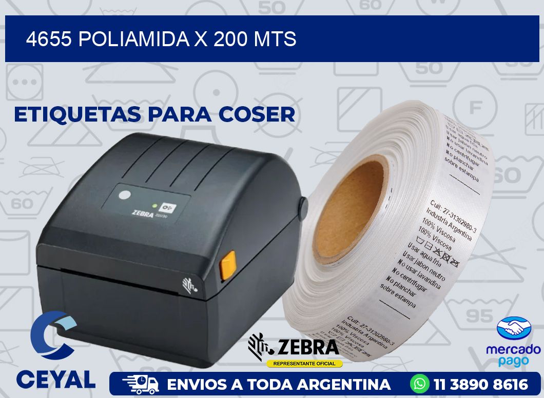 4655 POLIAMIDA X 200 MTS