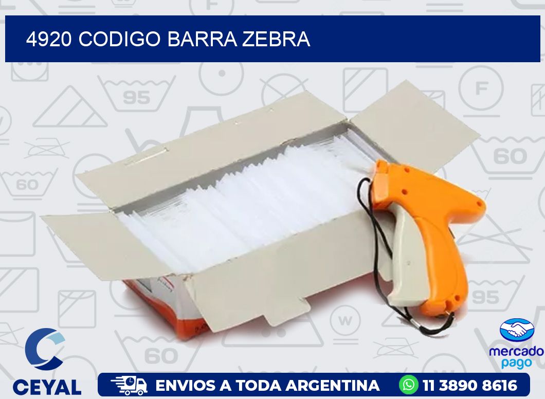4920 CODIGO BARRA ZEBRA