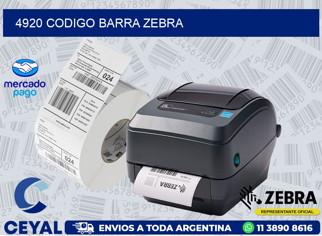 4920 CODIGO BARRA ZEBRA