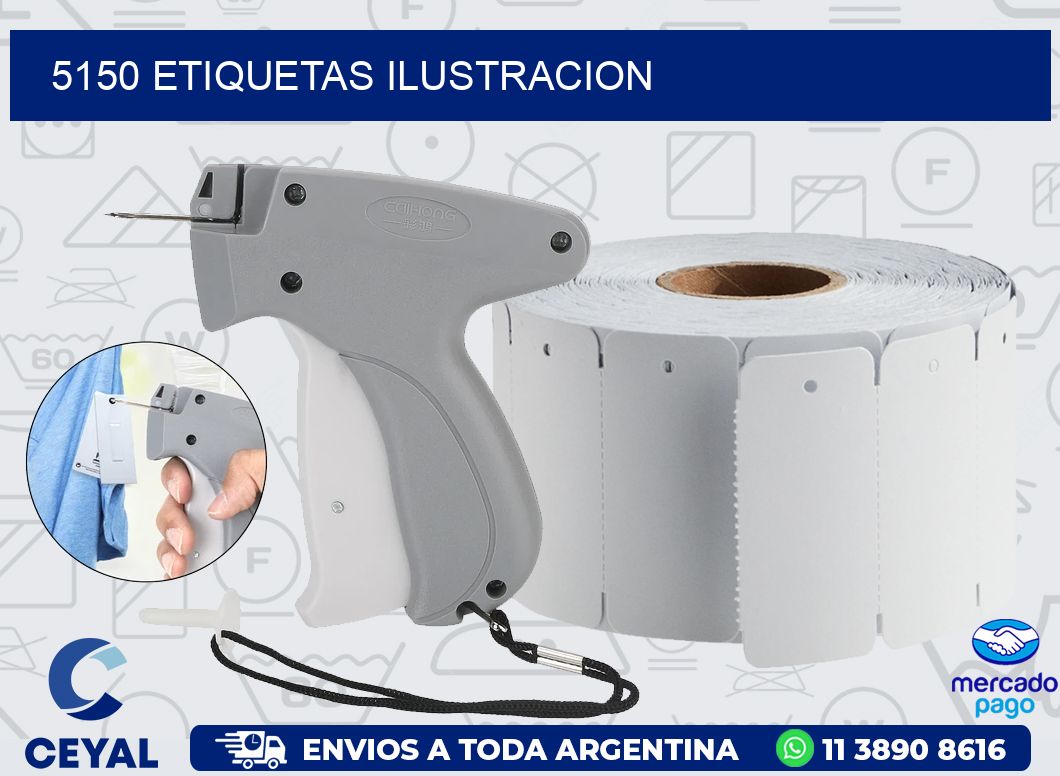 5150 ETIQUETAS ILUSTRACION