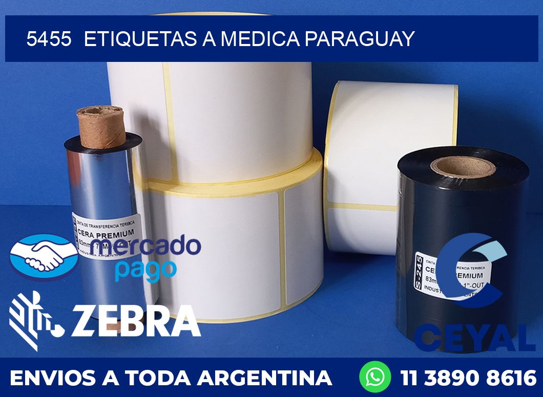 5455  ETIQUETAS A MEDICA PARAGUAY