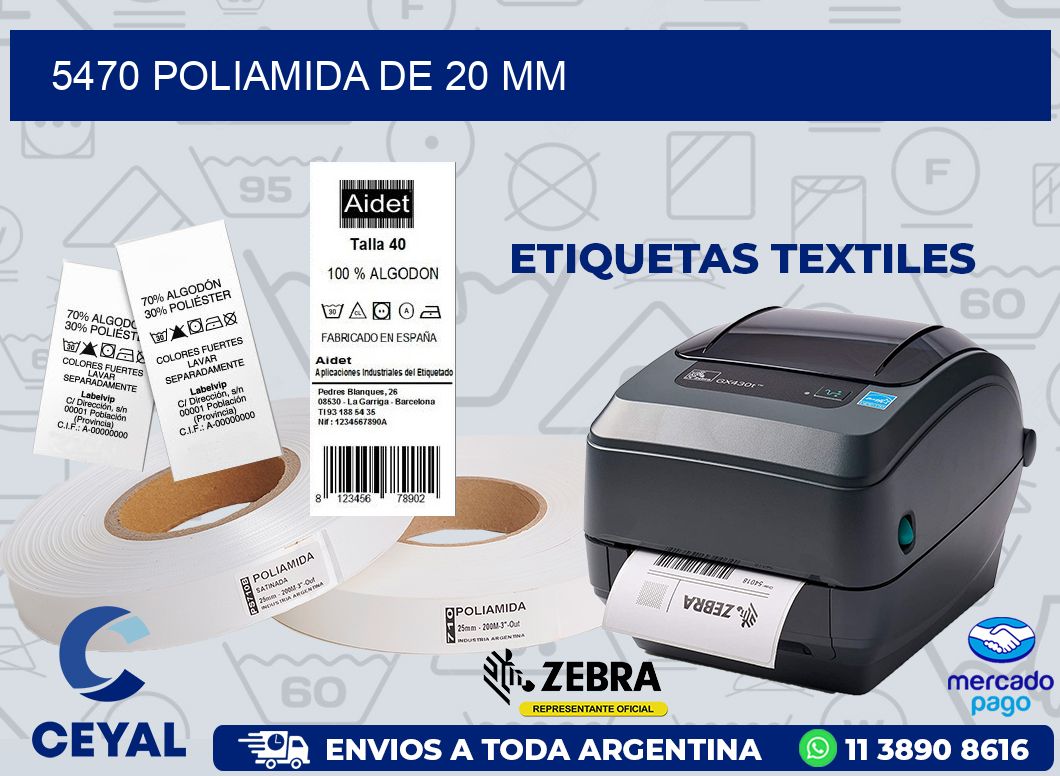 5470 POLIAMIDA DE 20 MM