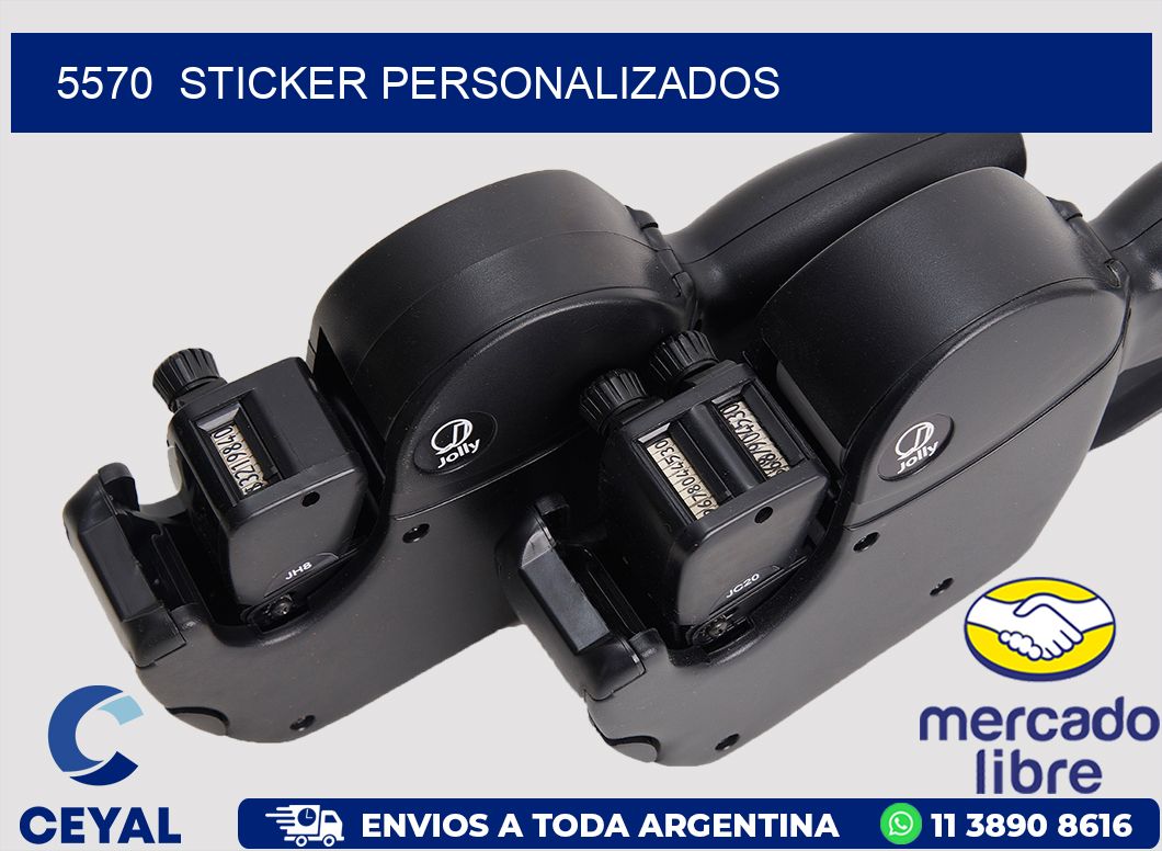 5570  sticker personalizados