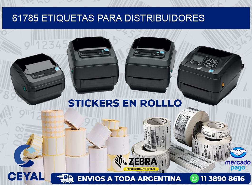 61785 ETIQUETAS PARA DISTRIBUIDORES