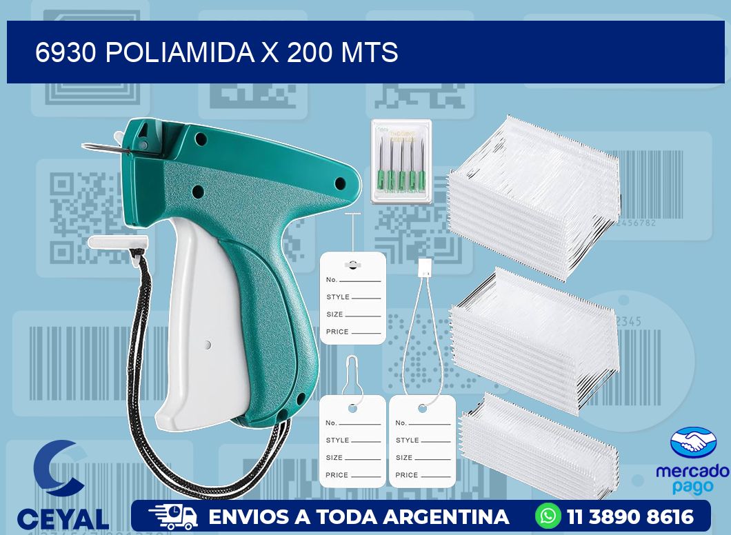 6930 POLIAMIDA X 200 MTS