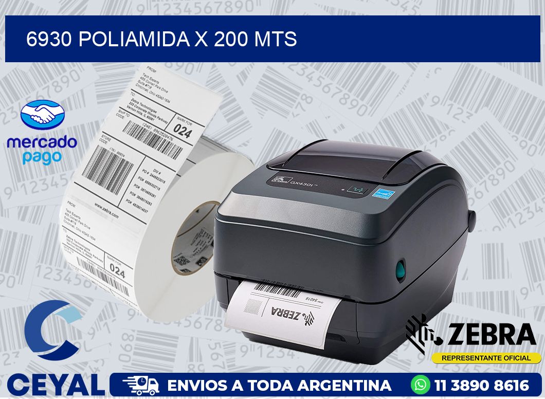 6930 POLIAMIDA X 200 MTS