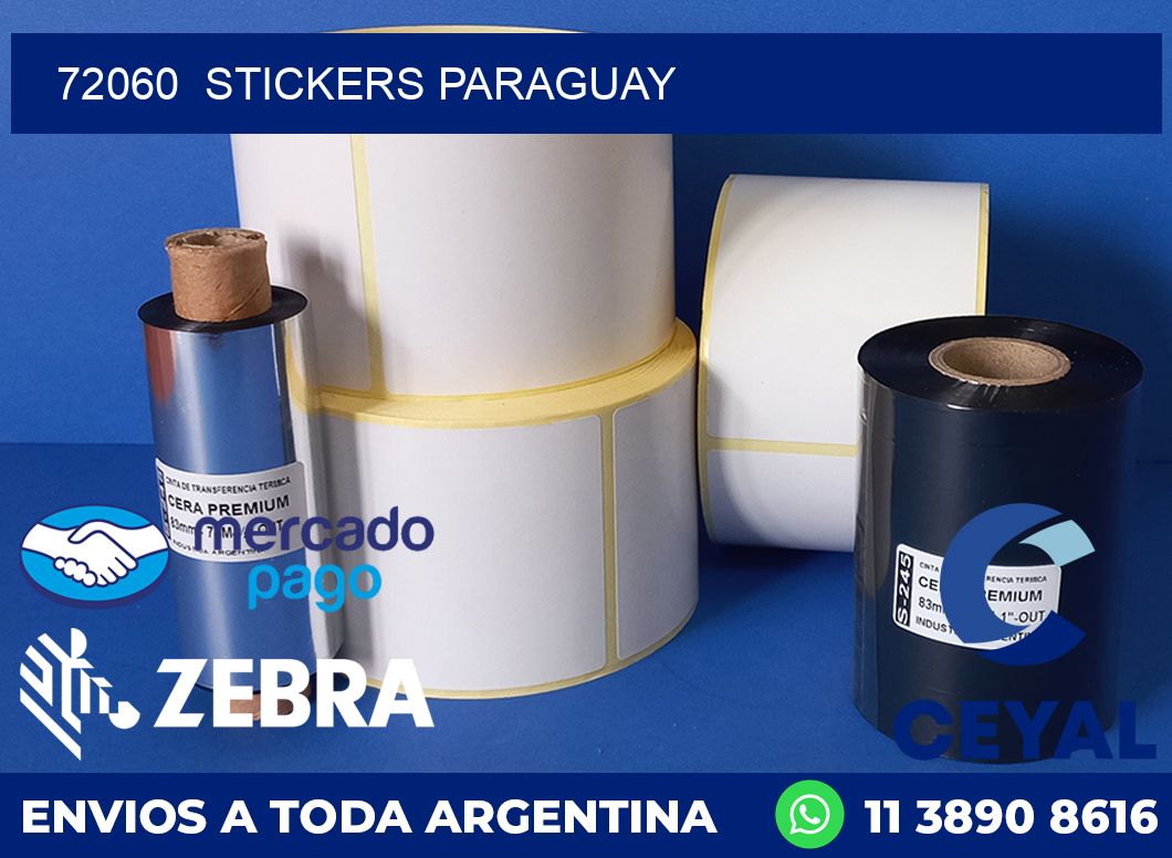 72060  STICKERS PARAGUAY