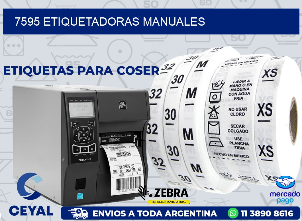 7595 ETIQUETADORAS MANUALES
