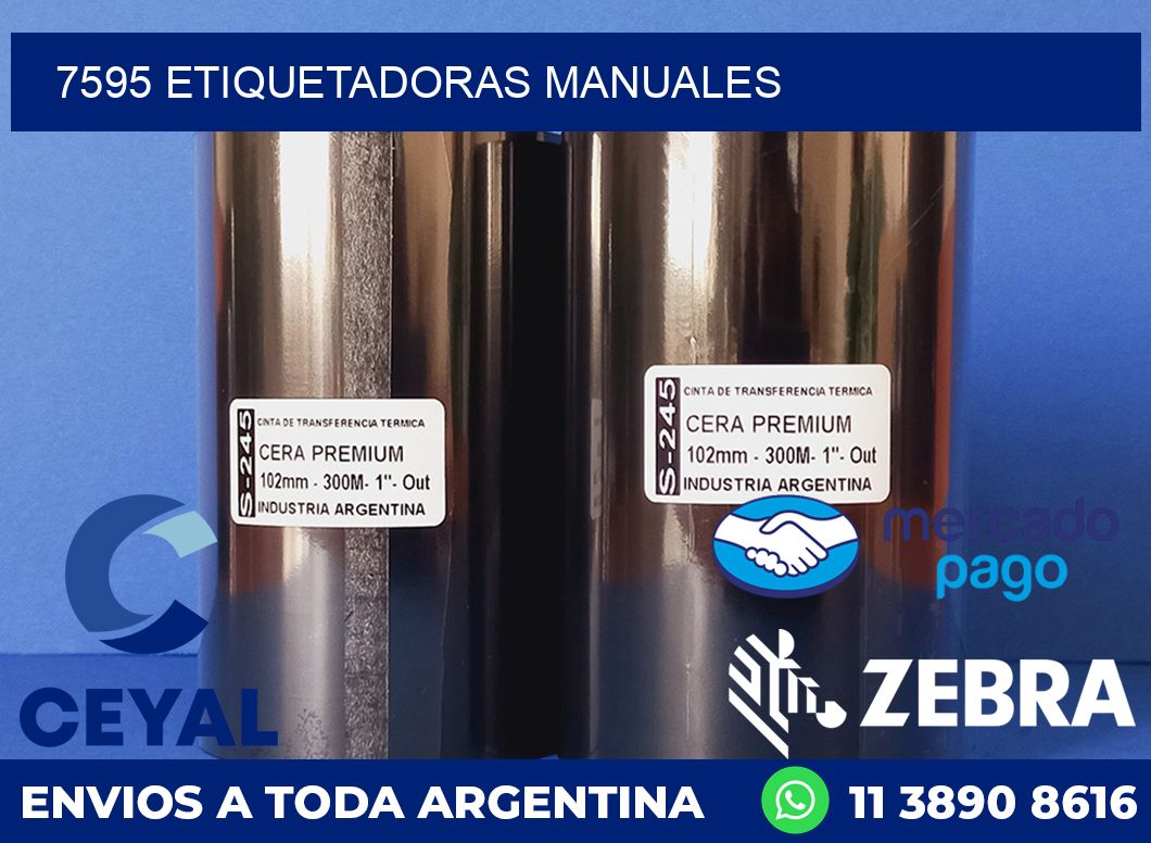 7595 ETIQUETADORAS MANUALES