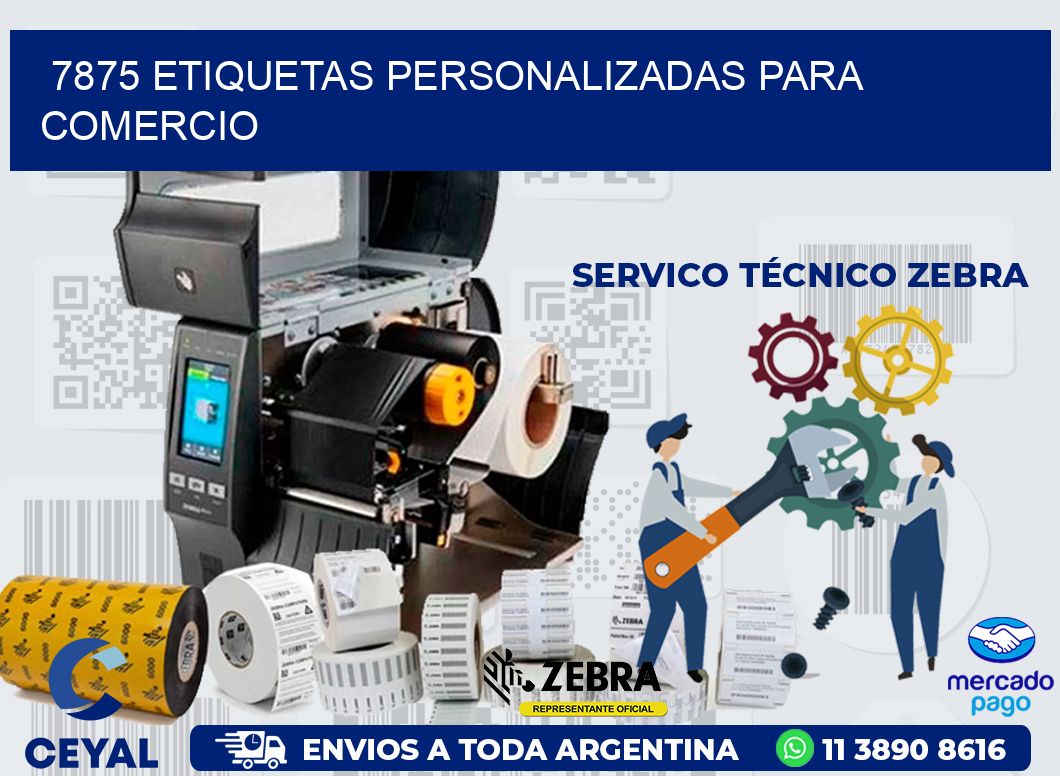 7875 ETIQUETAS PERSONALIZADAS PARA COMERCIO