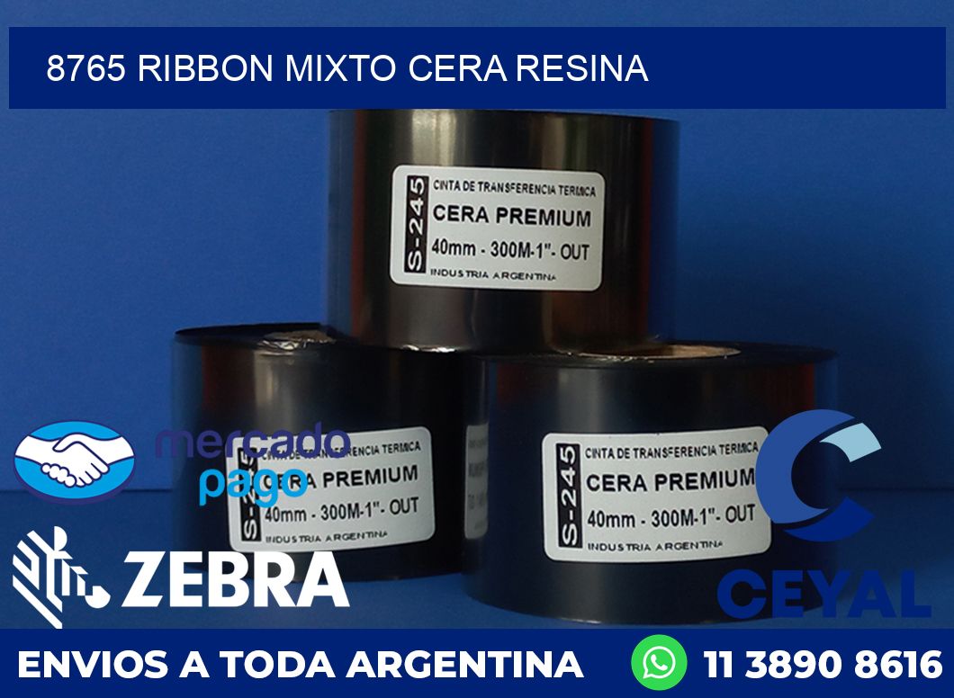 8765 RIBBON MIXTO CERA RESINA