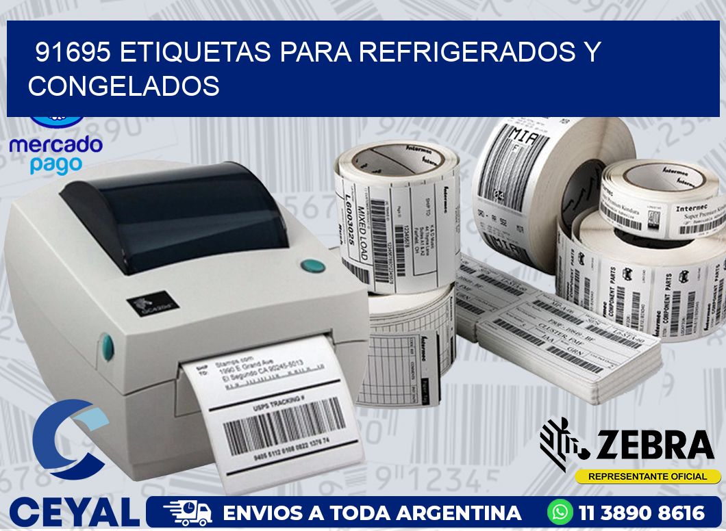 91695 ETIQUETAS PARA REFRIGERADOS Y CONGELADOS