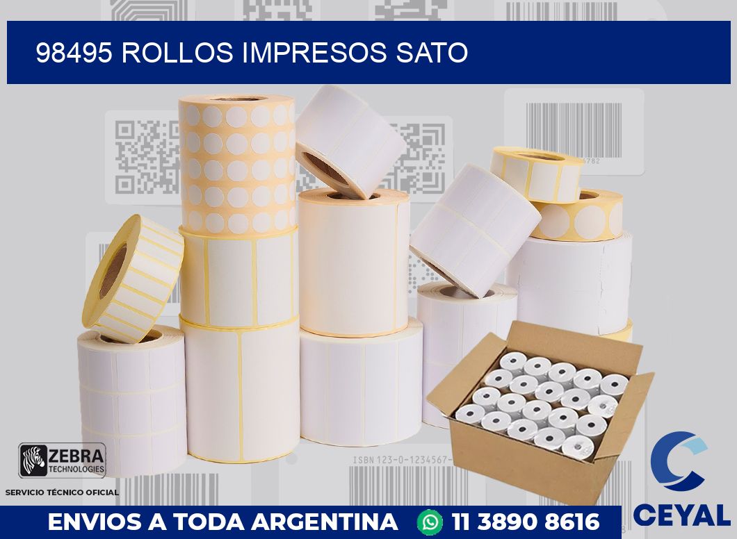 98495 ROLLOS IMPRESOS SATO